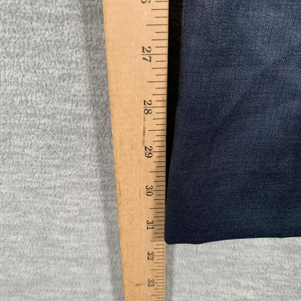 Scotch & Soda Pants Mens 36x32 Blue Regular Fit Poly Rayon Dress Trousers - Picture 9 of 11